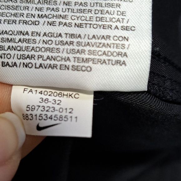 Nike Black Dress Pants Straight Leg - Picture 8 of 11